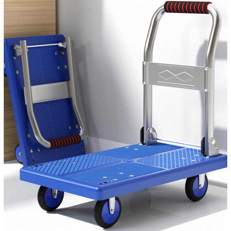 多功能折疊搬運車 工地倉庫的靜音運輸能手